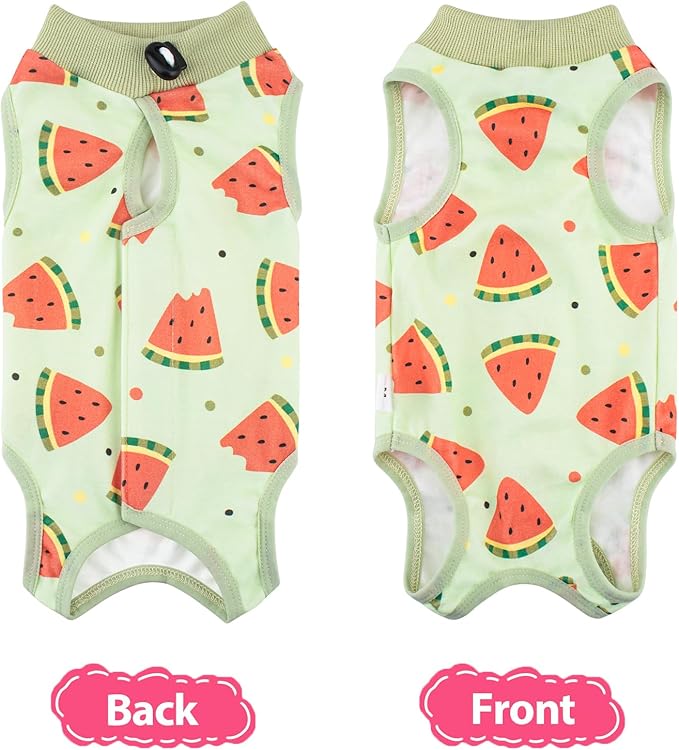 2 PCS Cat Recovery Suit for Spay Abdominal Wounds Cat Onesie for Cats After Surgery Recovery Suit Female Breathable E-Collar Alternative Kitten Onesie Anti Licking
