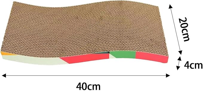 2X Cat Scratchers Cardboard, Cat Scratch Bed, Furniture Protection Pet Bed, Pet Sofa for Indoor Cats Kittens Play