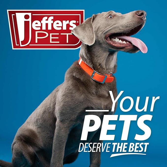 Jeffers Pet Non Slip Slicker Grooming Brush – Soft Flexible Pins, Red & Black Handle. Detangling Grooming Tool for Dogs & Cats w/Short, Long, Thick & Curly Coats, Easy Storage, Travel Size - Small