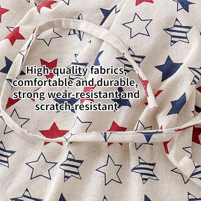 Breathable Cat Hammock Bed Comfortable Hanging Pet Hammock Bed Swing for Cats Small Dogs Rabbits (White-Star,Large)