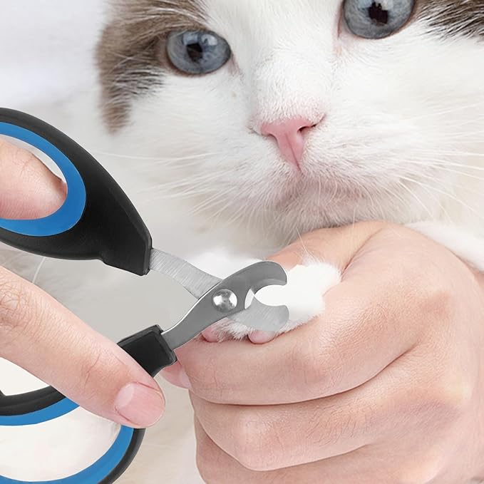 ZUFECY Pet Nail Clippers,Kitten Claw Nail Clippers for Small Medium Breeds, Cat Claw Trimmers, Grooming Tool for Small Animals