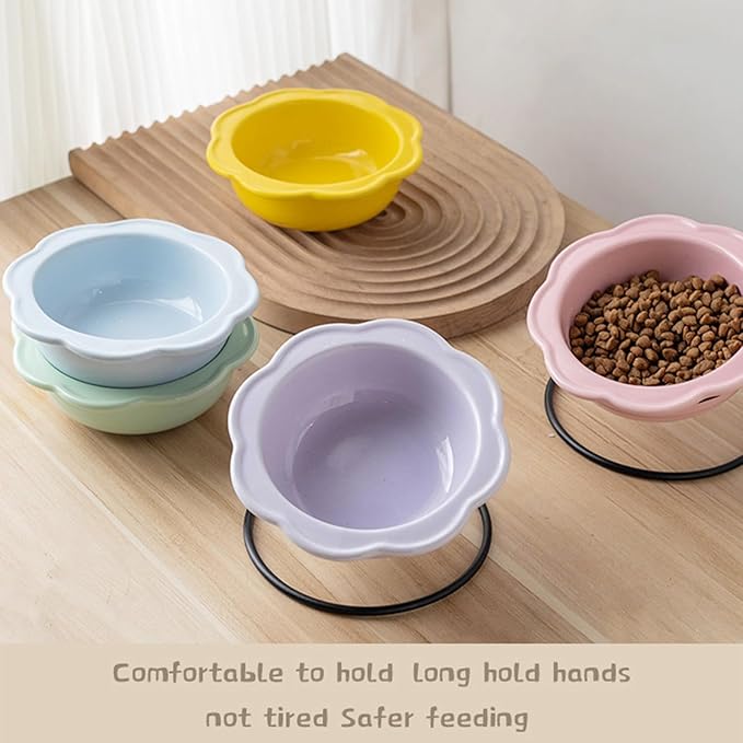 Ceramic Cats Bowl Nonslip Easy to Pet Food Water Dish for Dog Feeding and Watering Accessories Ceramic Bowl for Home Use