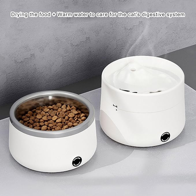 Drinking Fountain Pet Water Dispenser Automatic Watering Feeders Quiet Cats Bowl for Multiple Pet with Motion Low Noise Drinking