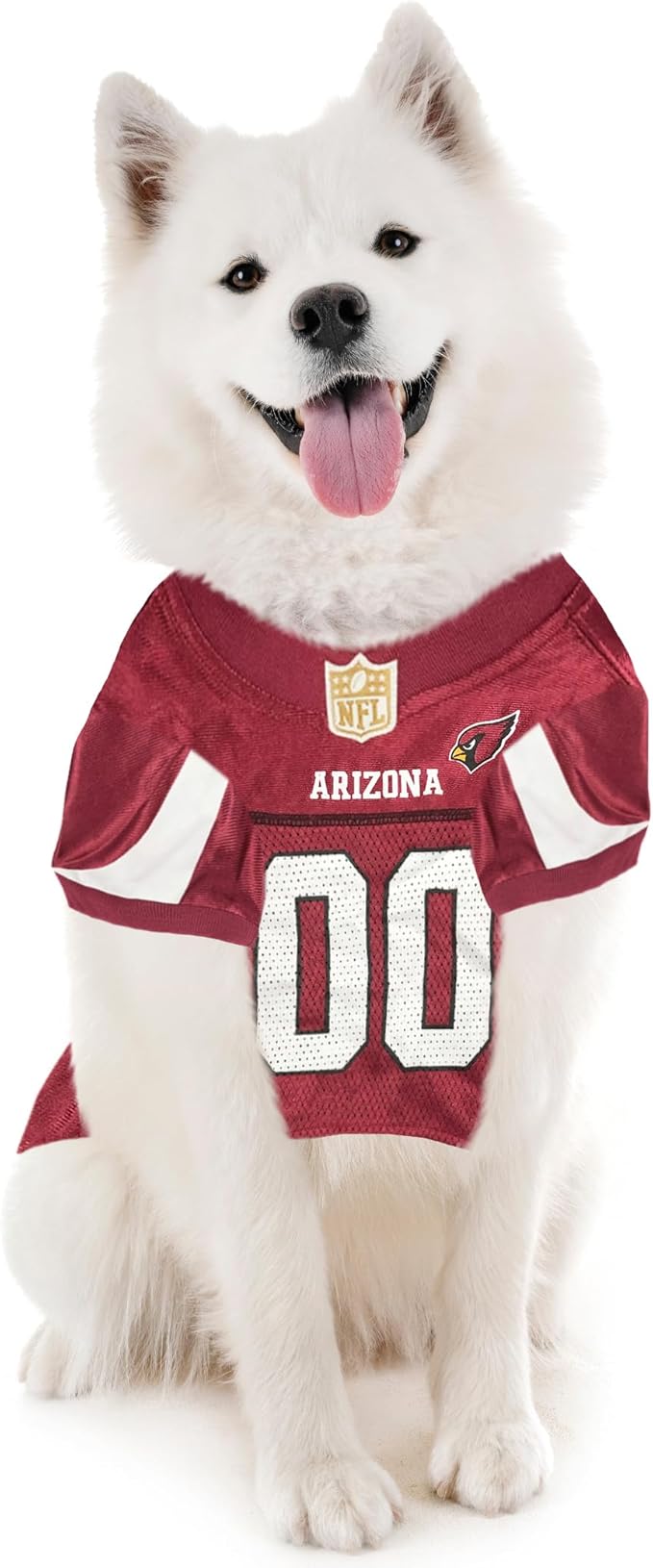 Pets First NFL Arizona Cardinals Dog Jersey, Size X-Large, Football Shirt Costume for Pet, Dog Sports T-Shirt, NFL Team Clothing for Cats, Licensed Pet Apparel Available in 7 Sizes and 32 Teams