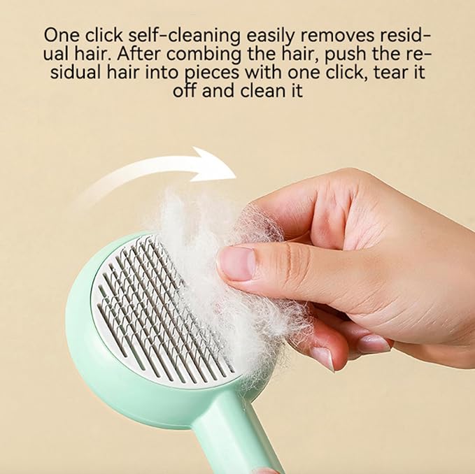 Cat Brushes for Indoor Cats, Cat Brush for Shedding, Cat Brush for Long or Short Haired Cats, Cat Grooming Brush Cat Comb for Kitten, Removes Loose Fur