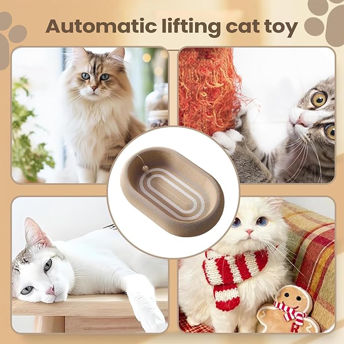 Feline Scratcher Bed – Natural Sisal Nail Sharpener Mat, Upholstery Guard Furniture | Residential Apartment Living Room Sleeping Space Floor Sofa Protection Comfort Activity