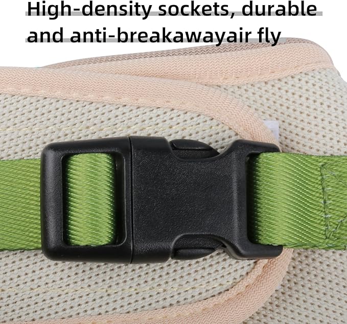 EVERKING Cat Harness and Leash Set, New Fly Fabric, Soft and Breathable, Adjustable cat Walking Jacket, Fashionable cat Vest (Beige, M(Neck 8.66"-12.6", Chest 12.6"-20.87", 12-19lbs))