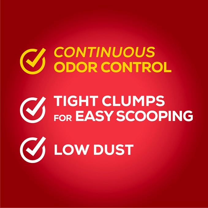 Purina Tidy Cats Clumping Cat Litter Odor Control, 24/7 Performance Multi Cat Litter - 16 lb. Bag (Pack of 2)