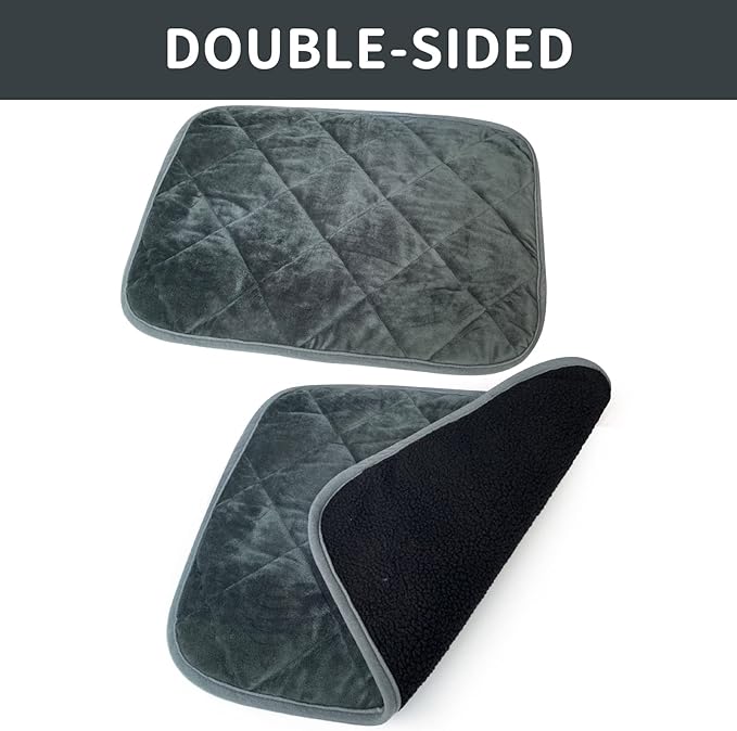 Self-Warming Cat Bed Indoor/Outdoor Super Soft Self Heating Pet Mat Washable Thermal Pad for Cat & Dog 35x23 inch