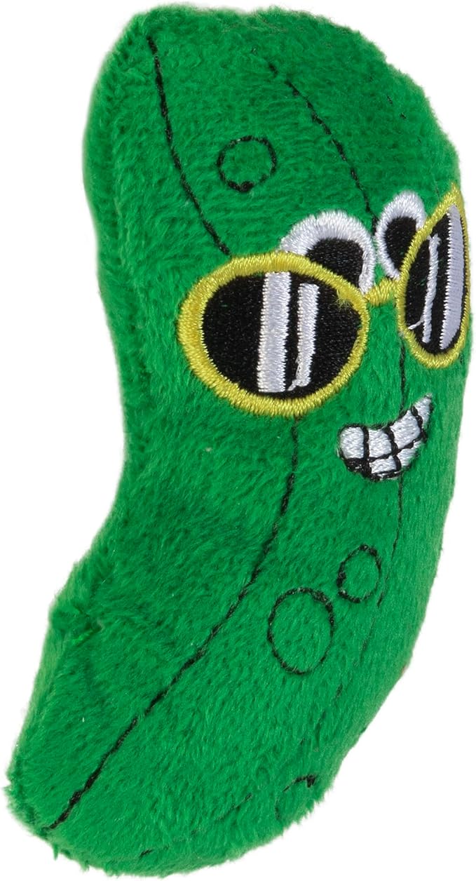 Mad Cat Cool Cucumber Catnip & Silvervine Plush Cat Toy, Pack of 1