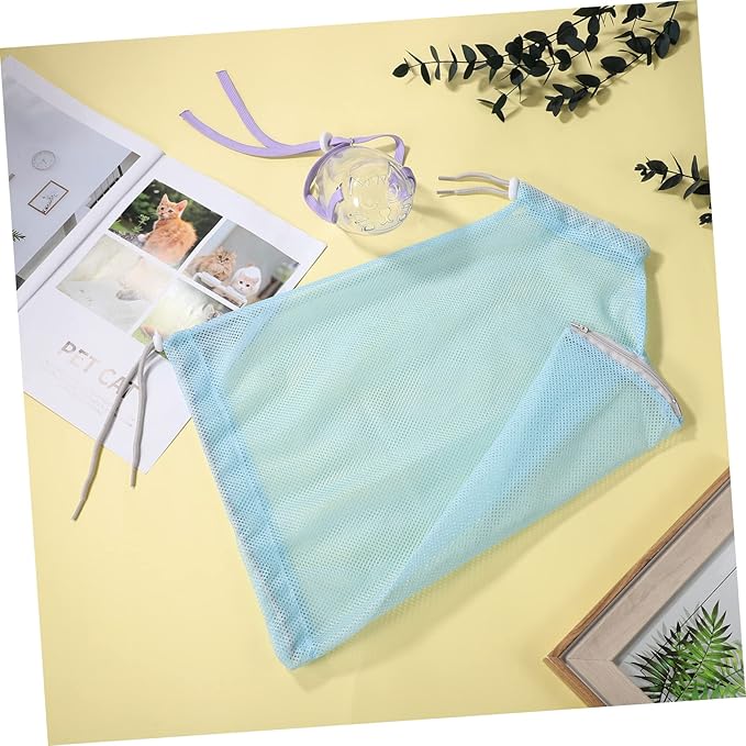 VANZACK Cat Shower Bag Kitten Washing Bag Cat Shower Net Bag Grooming Bag for Grooming Bathing Bag Cat Sling Bag Cat Immobilizing Bag Kitten Bath Bag Cat Bath Bag Pp Beauty Bag Take a Bath