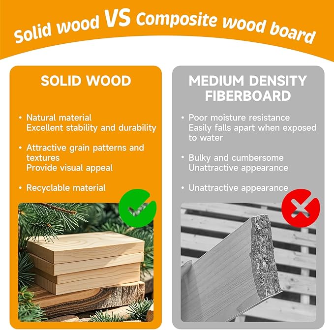Solid Wooden Cactus Cat Bed with Paw Print Carvings, Space-Saving for Small Apartments, Studios & Rental Homes, Cute Decorative Cat Furniture for Indoor Cats & Kittens