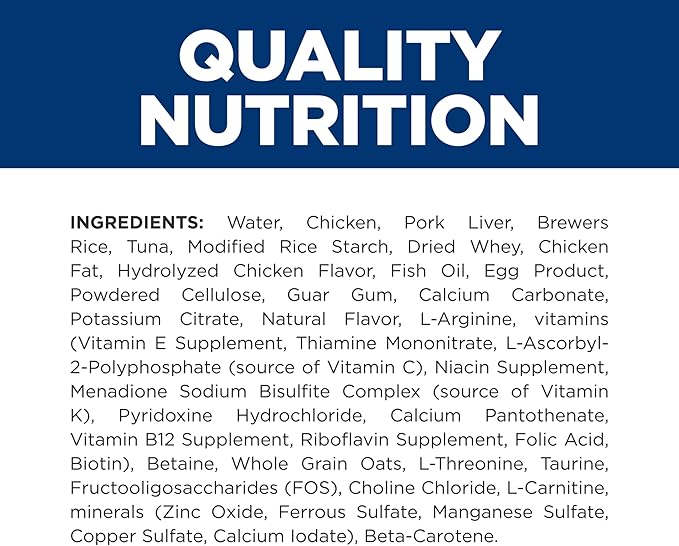 Hill's Prescription Diet k/d Kidney Care Wet Cat Food, Tuna, 5.5 oz. Cans, 24-Pack
