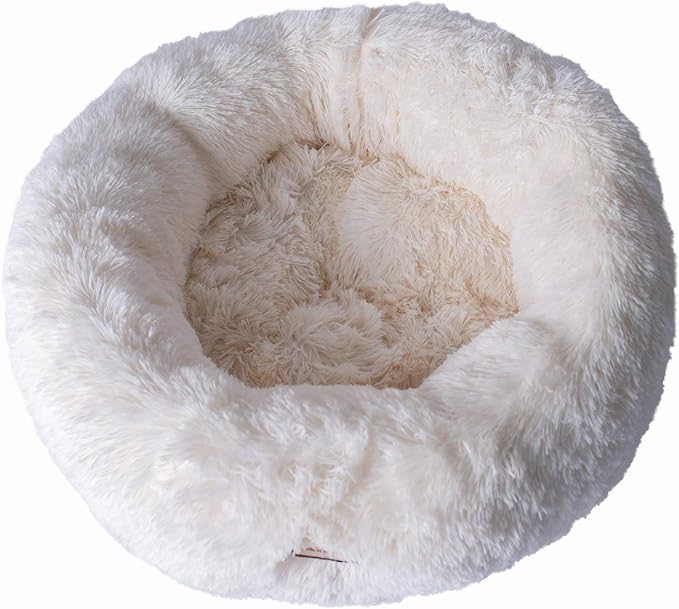 Armarkat Cuddle Bed Model C70NBS-M, Ultra Plush and Soft, White