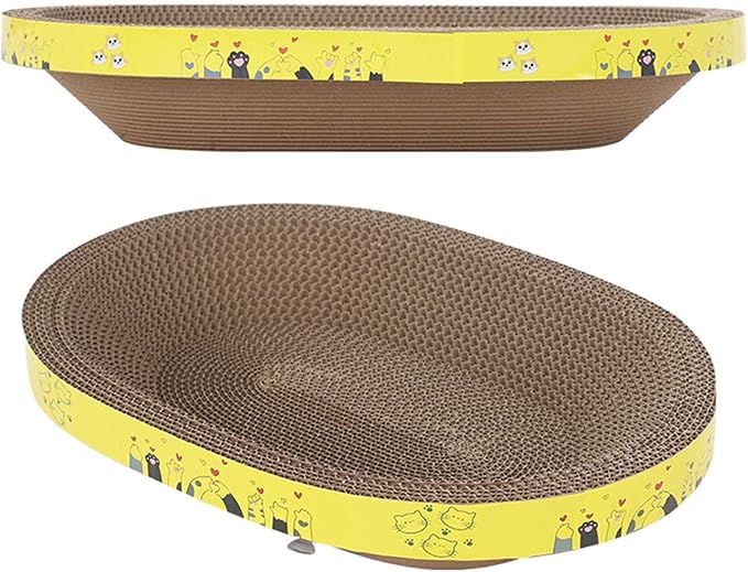 Scratcher Cats Tree Nest Board Scratch for Sharpen Nail Scraper Toy Furniture Protect Multifunction Scratcher Mat Cardboard Lounge Bed for Indoor Sofa Protect for Board Bed Cardboard