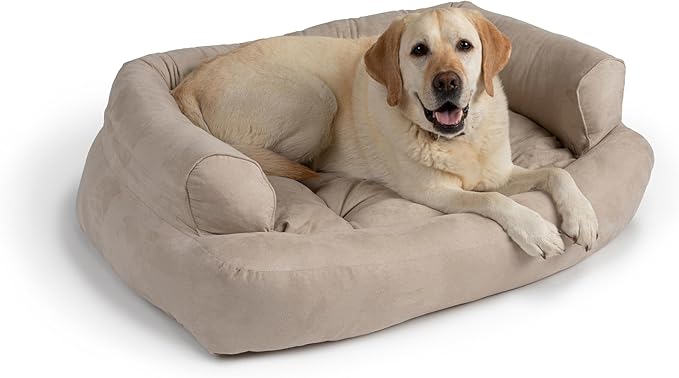 Snoozer Pet Products - Overstuffed Luxury Dog Sofa | Small - Buckskin