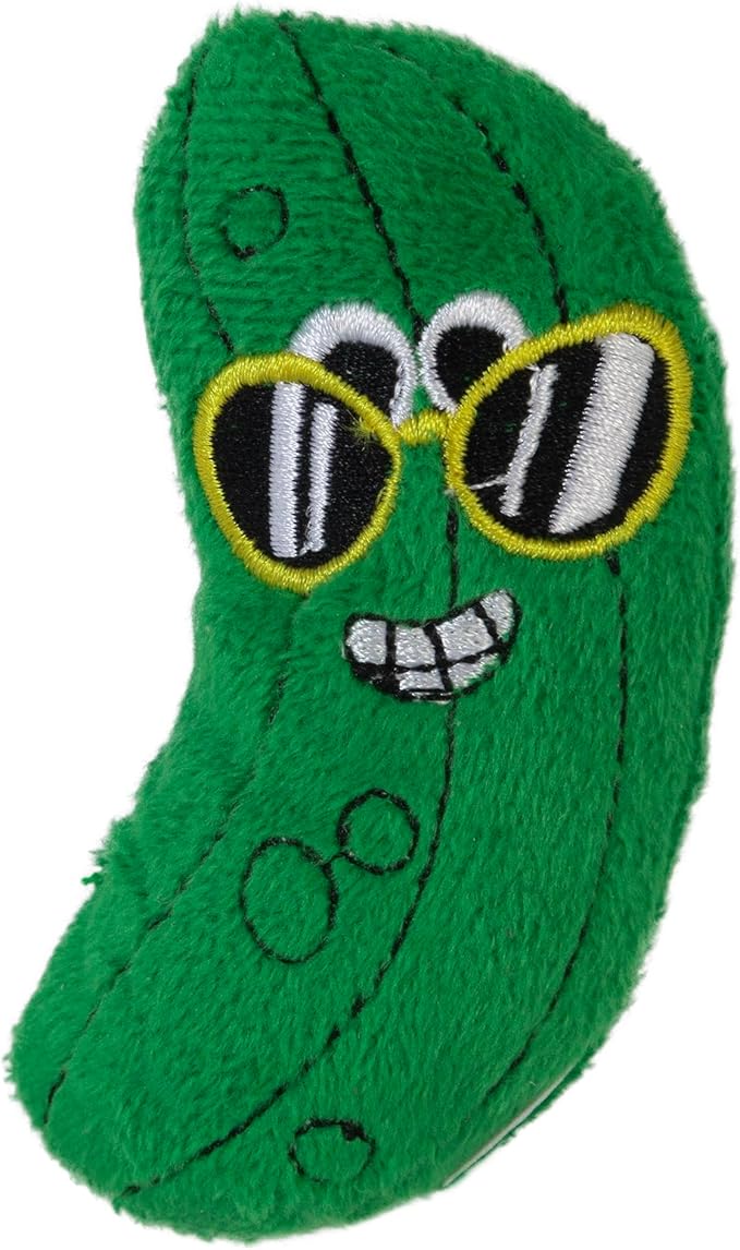 Mad Cat Cool Cucumber Catnip & Silvervine Plush Cat Toy, Pack of 1