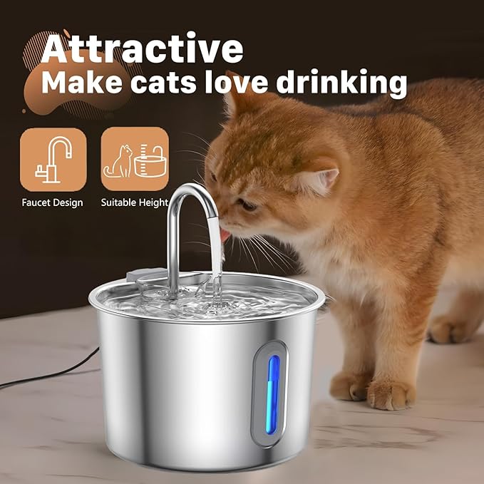 Drinking Fountain Pet Water Dispenser Automatic Watering Feeders Cats Bowl for Automatic Cats Drinking Fountain