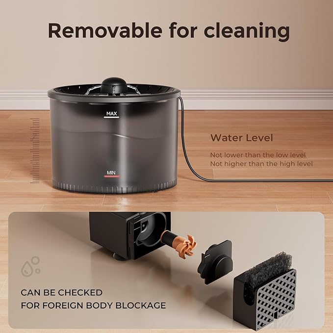 Automatic Cat Feeder and Water Fountain, Water Fountain Pump