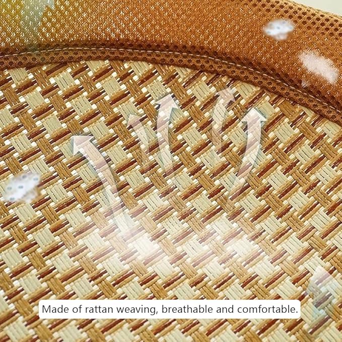 Summer Rattan Breathable Cat Bed,Removable Pet Hammock,Cat Hammock Bed,Pet Cooling Mat