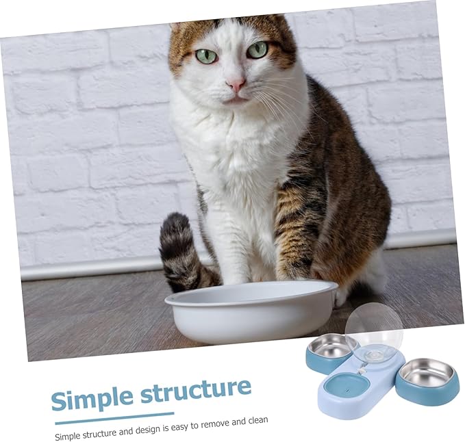Abaodam Automatic PET Water Dispenser Large Capacity Cat and Dog Water Feeder Gravity-Powered Watering Device for Home Use