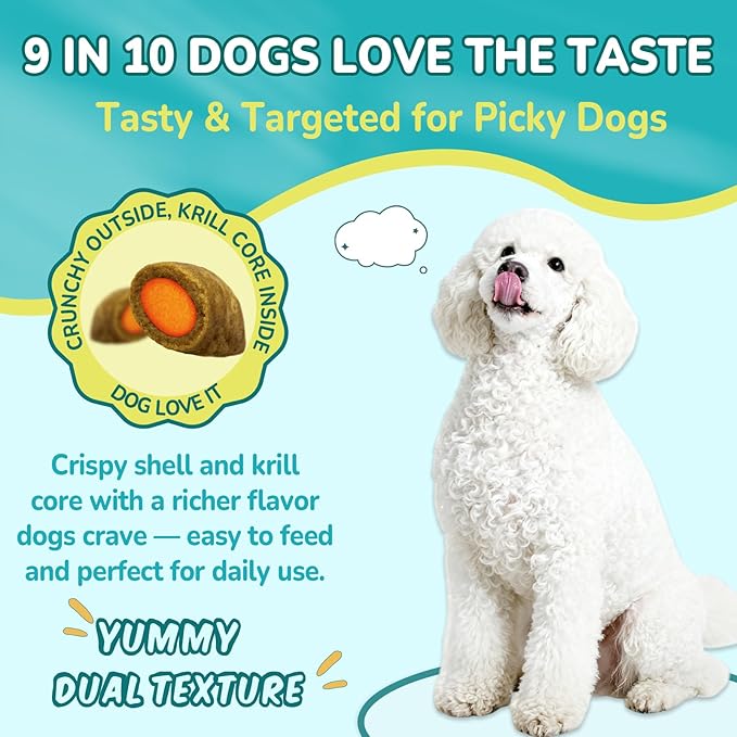 Woyamay Cat & Dog Flea and Tick Prevention Bundle, 500 Crunchy Dual-Texture Chews Each, Natural 4-in-1 Flea Defense with Skin, Coat, Gut & Immune Support, Oral Daily Flea Treatment for Cats & Dogs
