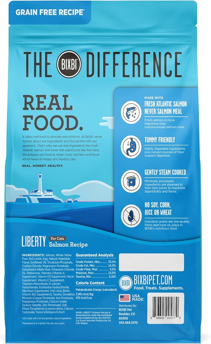 Liberty Dry Food Salmon Recipe for Cats, 10lb