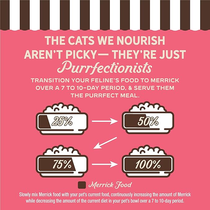 Merrick Purrfect Bistro Grain Free Premium Soft Canned Pate Adult Wet Cat Food, High Protein Salmon Recipe - (Pack of 24) 3 oz. Cans