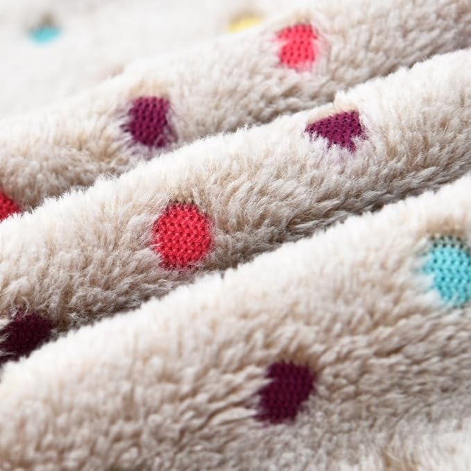 S-Lifeeling Soft and Cute Cat Dog Blanket Fleece Fabric(Grey L)