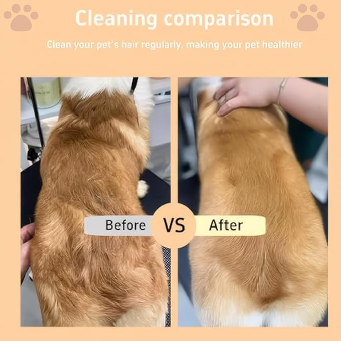 CealumVita Deshedding Glove and Cat Steam Brush,cat grooming set，pet hair removal tool ，with Massage for Dogs and Cats Grooming (Beige spray cmb+gloves-1pair)