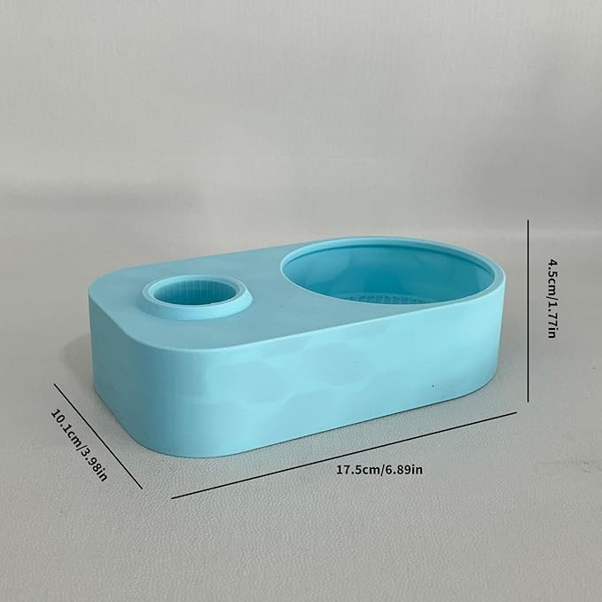 Pet Water Dispenser Watering Bowl for Small Animals Antislip Base Fountain for Mineral Feeding Pet Dispenser