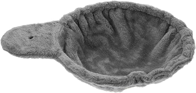 Kisangel Cat Tree Hammock Replacement 16.9 Inch Plush Cat Nest Bed Soft Spoon-Shaped Hammock for Tower Accessories Indoor Pet Furniture