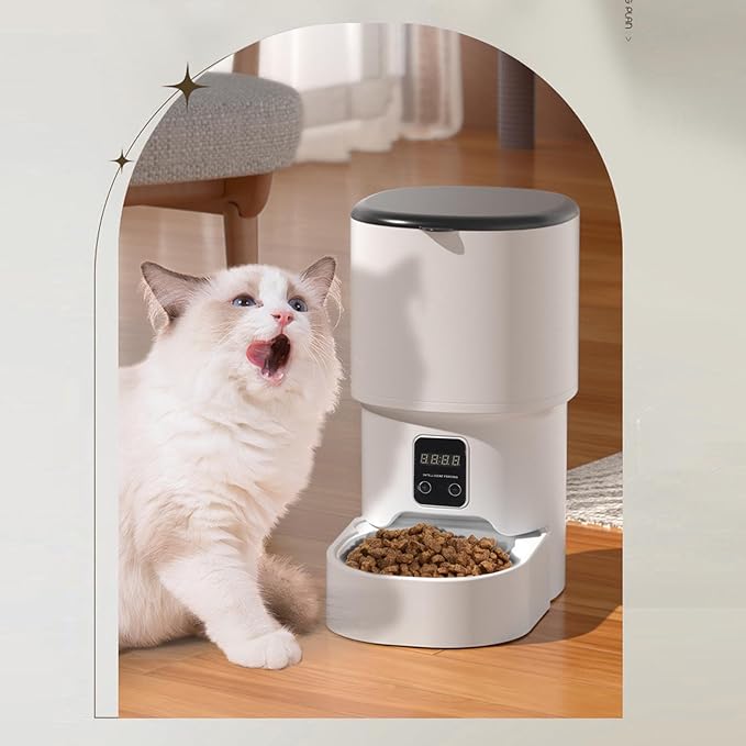 Automatic Cat Feeder Water Fountain Smart WiFi Pet Feeder and Water Dispenser with Remote Control APP for Cats and Dogs