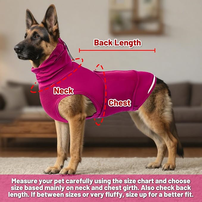 Thunder Vest for Dogs Anxiety, Dog Thunder Jacket for Thunder, Fireworks, Vet Visits & Separation, Keep Pet Calm Without Medicine, Anti Anxiety Vest for Dogs and Cat Body and Ear（Pink，S）