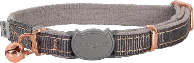 Rogz Urban Cat Safety Collar Small/Medium - Dove Gray