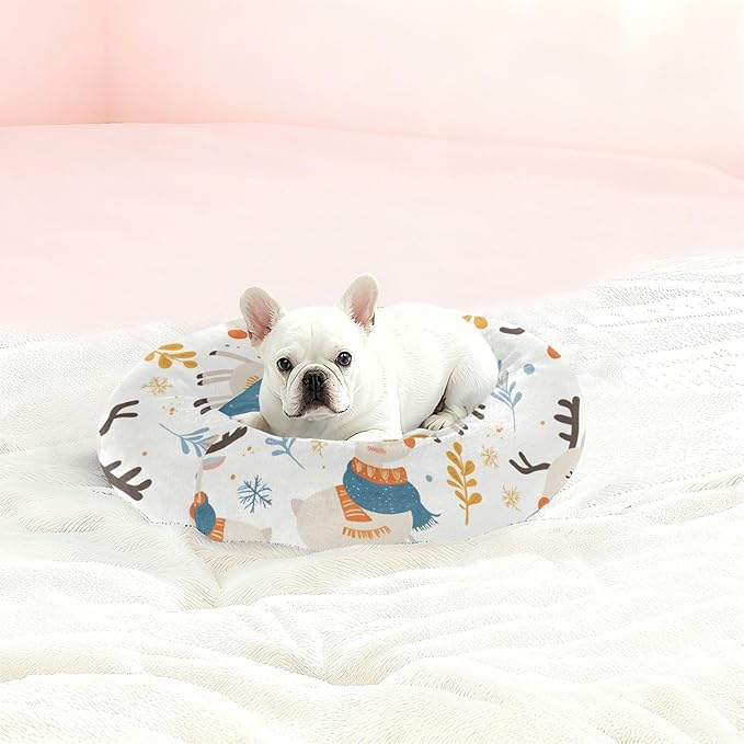 Lovely Elk Winter Pet Bed Medium Size Pet Bed & Dog Furniture