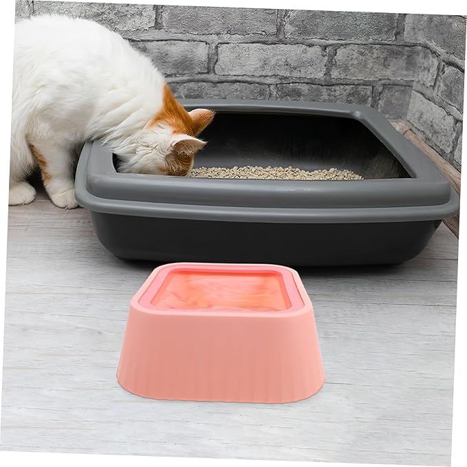 BESPORTBLE Cat Dog Water Bowl Floating Design Durable Material Keeps Pets Dry for Small Dogs and Cats Feeding