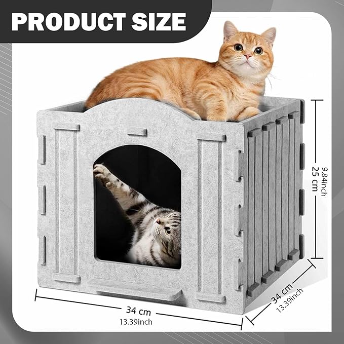 Generic Cat Scratcher Cats Scratching Board Thickened Multipurpose Decor Cat Lounge Bed Furniture Protector for Resting Indoor Kitten, Square