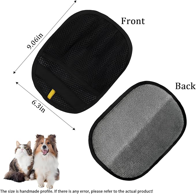 Pet Hair Remover Glove, 3PCS Upgraded 5-Finger Electrostatic Pet Hair Removal Gloves, Pet Hair Removal Tool for Laundry, Furniture, Clothes, Couch, Bed, Carpet, Car Seat