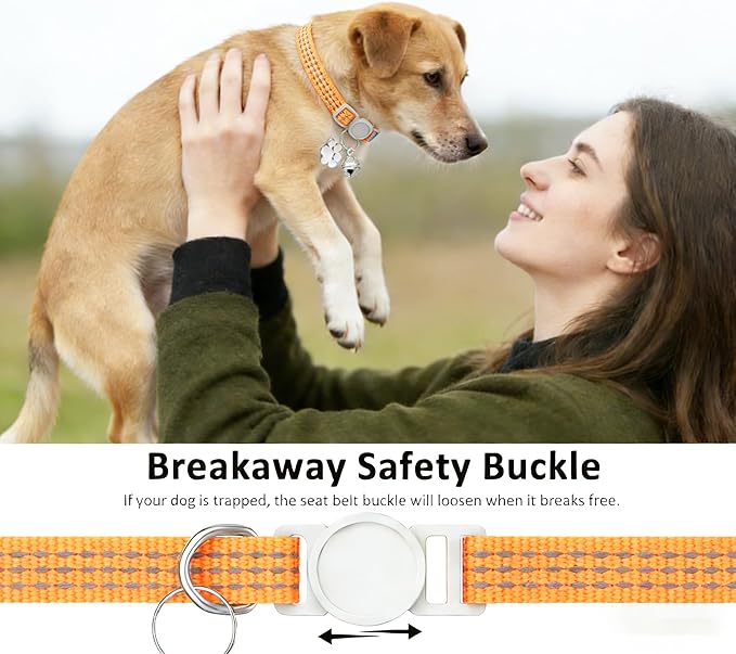 3 Pack Reflective Breakaway Collars with Bell and Paw Charm, Adjustable Safety Collars for Small Cats, Kittens, and Tiny Puppies - Night Visibility for Evening Outings