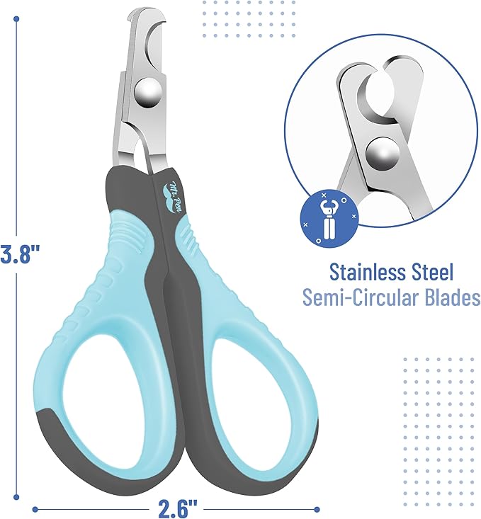 Mr. Pen- Cat Nail Clipper, Stainless Steel, Professional Sharp Cat Claw Trimmer for Small and Medium Cats, Pet Nail Clipper with Sturdy Non Slip Handle