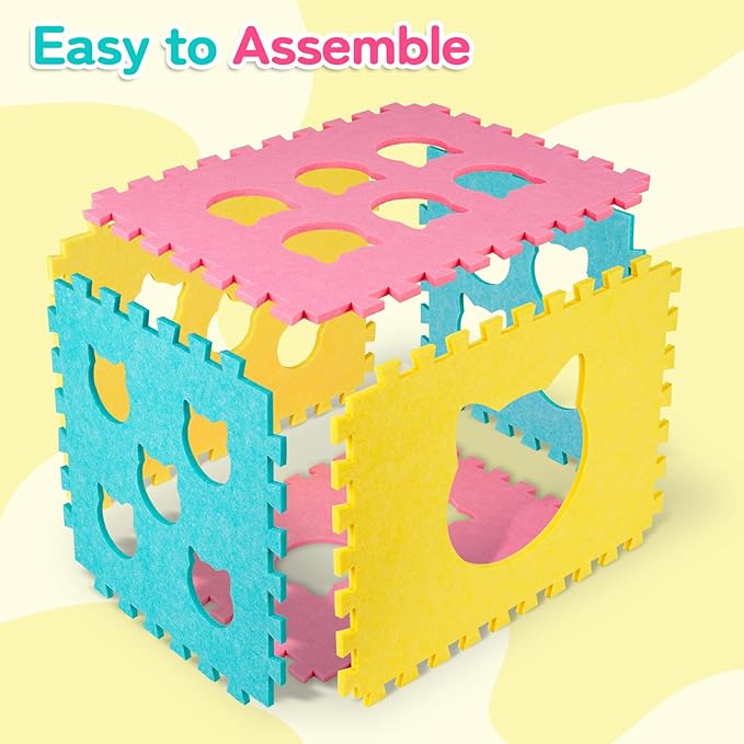 Natheeph Cat Toys for Indoor Cats, Interactive Cat Toy 49pcs Including Cat Wand Toy & Cat Feather Toys Refills, Funny Kitten Toys with Play Tent, Springs, Balls for Bored Indoor Cats Exercise & Chase