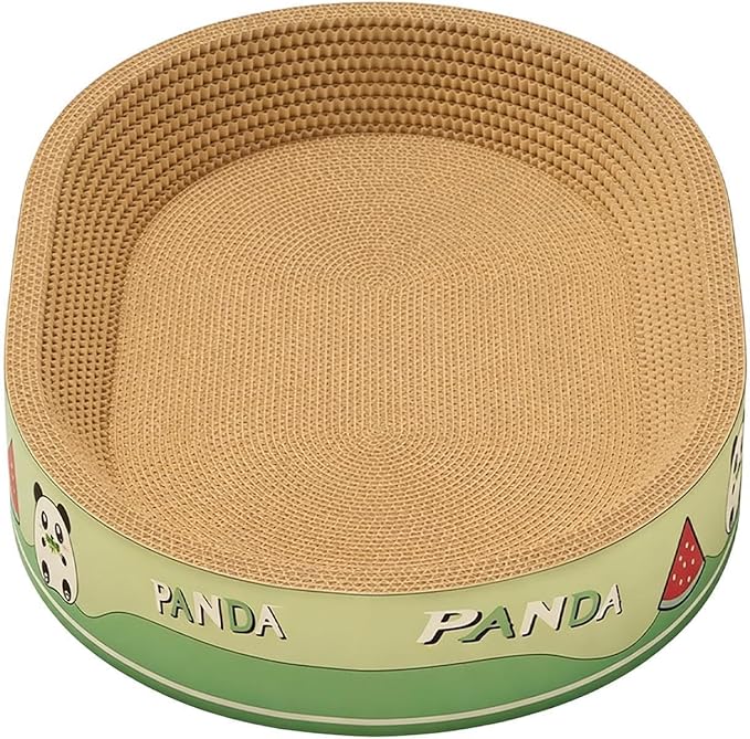 Genérico Cat Scratcher Bed, Chew and Safe Ergonomic Protection for Furniture | Indoor Cat Scratcher Living Room | for Bedroom, Balcony, Corner, Floor or Apartment