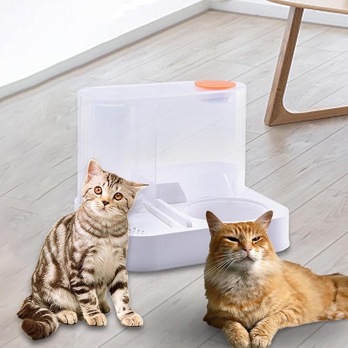 Pet Feeder and Water Dispenser for Cats and Dogs, Basic