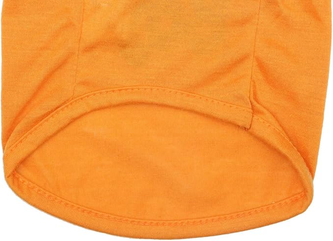 Oasis Plus Mommy's Boy Orange Pet T-Shirt Vest Outfits Clothes for Female Male Dog Cat Rabbit