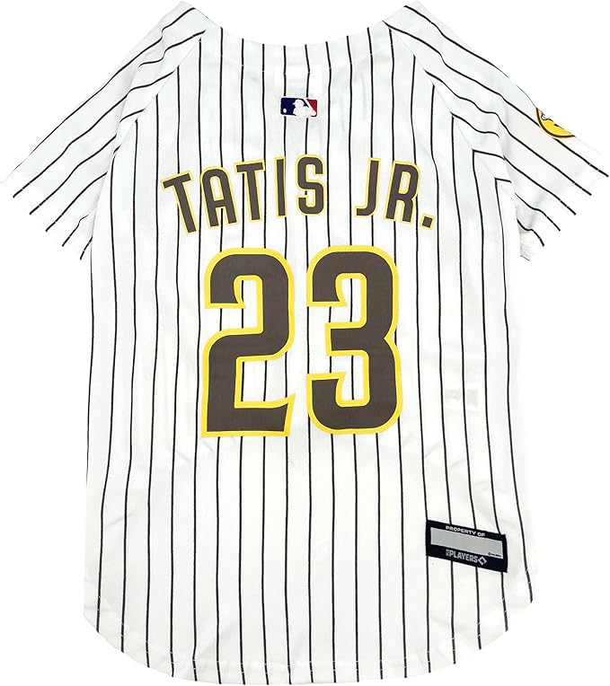 Pets First MLBPA - Fernando Tatis JR Pet Jersey - MLB New York Yankees Mesh Jersey, Medium Team Color
