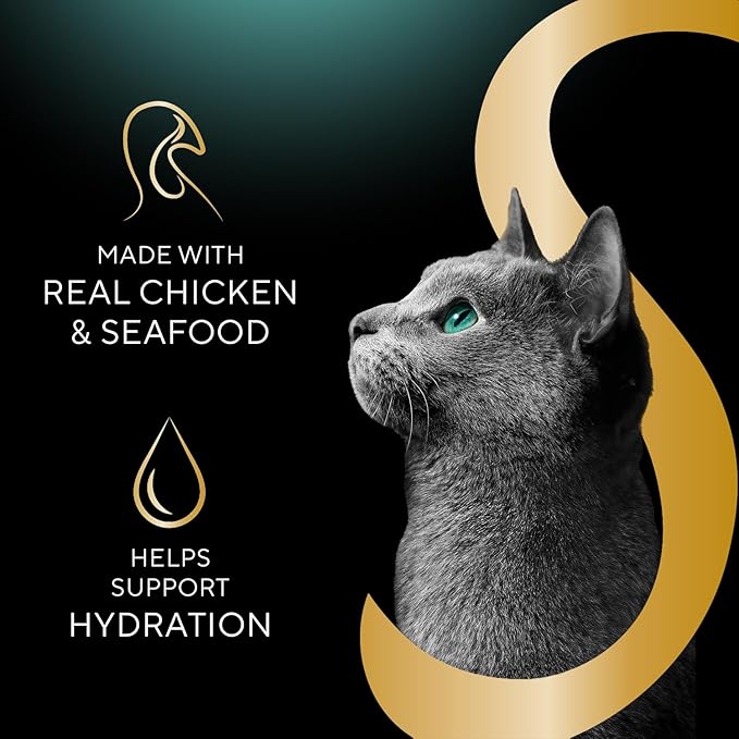 Sheba Selections Filets in Broth, Adult Cat Food Wet Recipe, Meal Complement, Wet Cat Food Variety Pack, Chicken Recipe and Chicken & Tuna Recipe, 1.3 oz. Cups, 8 Count (Pack of 2)