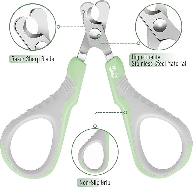 Mr. Pen- Cat Nail Clipper, Stainless Steel, Professional Sharp Cat Claw Trimmer for Small and Medium Cats, Pet Nail Clipper with Sturdy Non Slip Handle