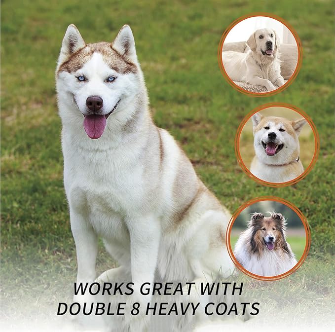 Dual-Sided Shedding Blade,Professional Stainless Steel Safety Horse Fur Scraper-Suitable for Pets Such As Horses, Cats and Dogs