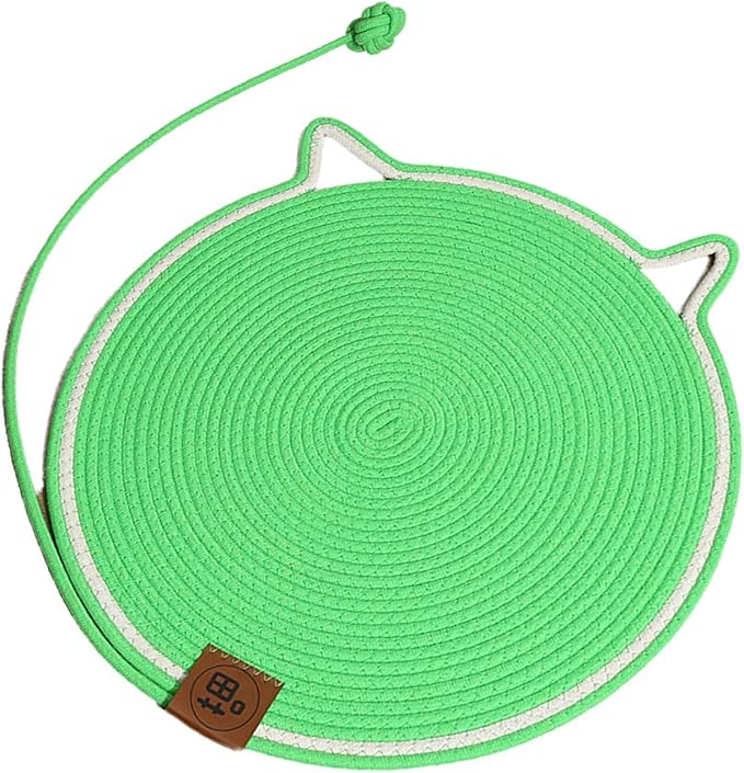Peiiwdc Cats Interaction Scratcher Board Toy Furniture Protective Pet Rest Bed for, Climbing, Lounging Large Cats Mat